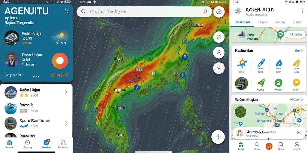 Tampilan antarmuka aplikasi AGENJITU yang informatif dan menarik.