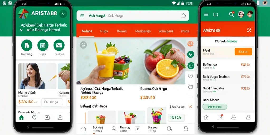Tampilan utama ARISTA88 dengan fitur Cek Harga yang intuitif.