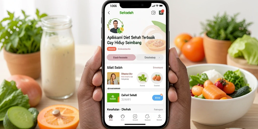 Antarmuka FW66 yang sederhana dan intuitif untuk Diet Sehat.