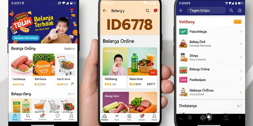 Antarmuka aplikasi ID678 yang menarik dan mudah digunakan.