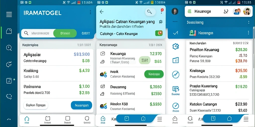 Tampilan antarmuka IRAMATOGEL yang rapi dan fungsional.
