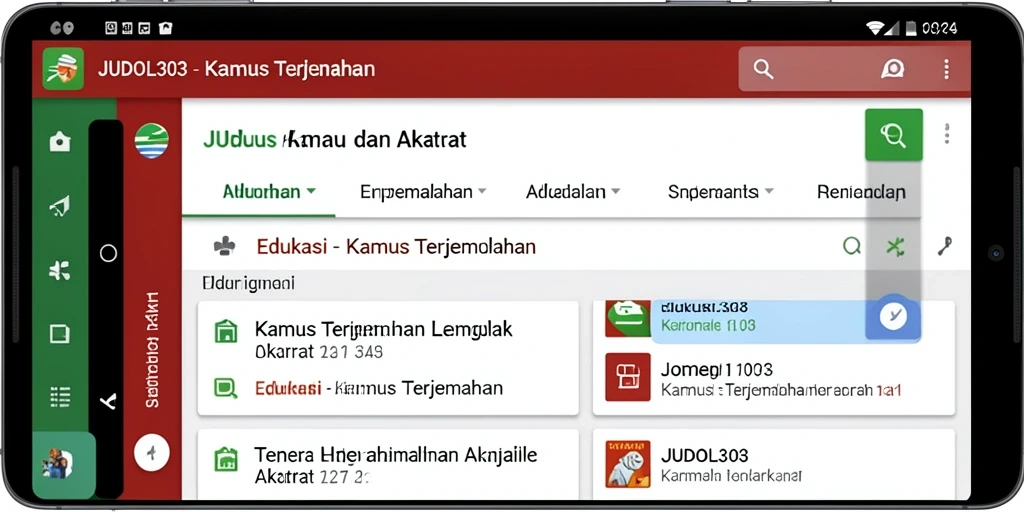 Tampilan antarmuka JUDOL303 yang sederhana dan fungsional.