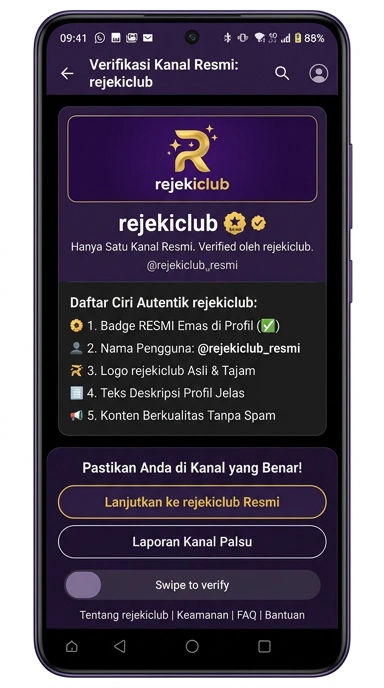 Halaman Resmi Rejekiclub untuk Unduh APK