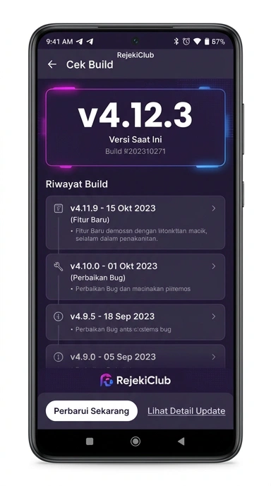 Riwayat Versi rejekiclub untuk Pengguna Android Indonesia